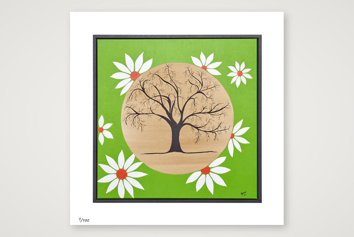 Daisy Series in Green  — table