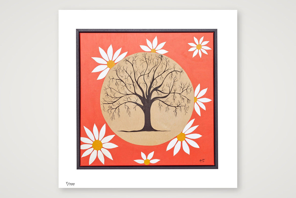 Daisy Series In Orange  — table